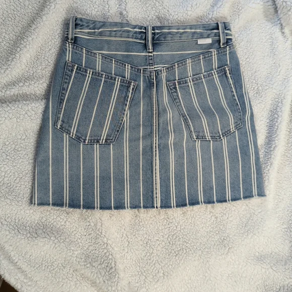 Boyish Corey Stripped Mini Skirt - Picture 2 of 7